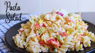 Quick and delicious PASTA SALAD RECIPE  ready in 20 minutes [upl. by Eniarral]