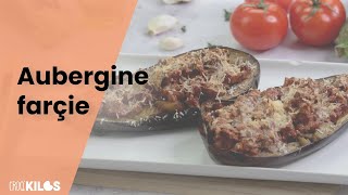 Une recette facile d’aubergine farcie au bœuf haché [upl. by Nnov]