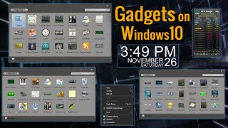 Bring back Gadget with 8GadgetPack Apps on the Later Version of Windows 7 [upl. by Fianna639]