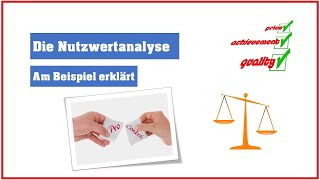 Die Nutzwertanalyse  am Beispiel erklärt [upl. by Mun]