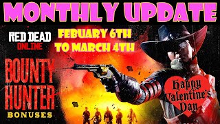 Monthly Update Febuary 6th  March 4th 2024  Red Dead Online [upl. by Suu]