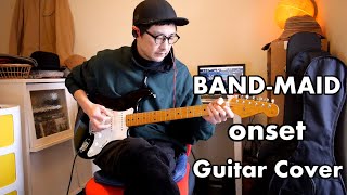 BANDMAID 「onset」 Guitar Cover バンドメイド [upl. by Cralg]