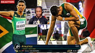 REACTION TO WAYDE VAN NIEKERK 4303 WORLD RECORD 🌍 🔥 [upl. by Ursulina]