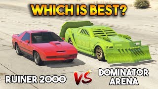 GTA 5 ONLINE  DOMINATOR ARENA VS RUINER 2000 WHICH IS BEST [upl. by Nylzor]