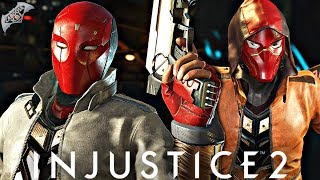 Injustice 2 Online  EPIC RED HOOD GEAR [upl. by Sonnnie]