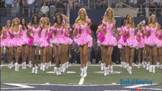 The Dallas Cowboys Cheerleaders Wearing Nfinity Shoes [upl. by Milde618]