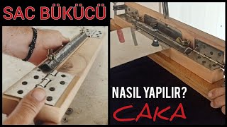 Basit ve Kullanışlı Caka Nasıl Yapılır El Yapımı Sac Bükücü [upl. by Nosam]