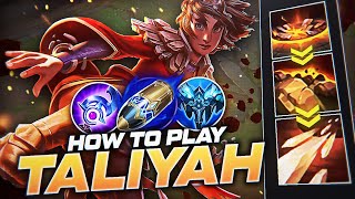 HOW TO PLAY REWORKED TALIYAH amp CARRY  Build amp Runes  Season 12 Taliyah guide  League of Legends [upl. by Lleryt]