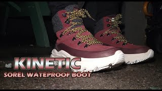 Sorel Womens Kinetic Breakthru Conquest Waterproof Boot firstimpressions [upl. by Anyat]