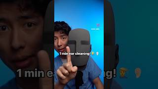 1 Min Ear Cleaning 👂 💆 asmr asmrsounds asmrsleep asmrtingles asmrtriggers asmrvideorelaxing [upl. by Afrika]