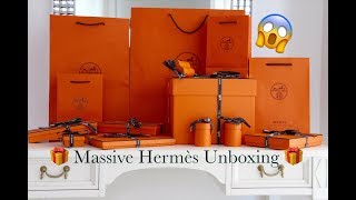 Massive Hermes Unboxing  New Hermès Accessories Release  Picotin Lock 18 Bag  Rodeo  Twillies [upl. by Hauser232]