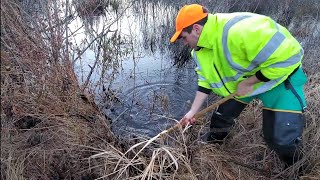 Unclogging A Culvert [upl. by Eliseo]