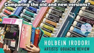 English HOLBEIN IRODORI ARTISTS GOUACHE  Review by Hinoart [upl. by Santini]