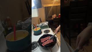 Cooking steaks part4 familymeals easyfamilymeals easyrecipe kidfood cookwithme momlife food [upl. by Mellicent]