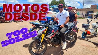 Motos desde 700 SOLES 💵 FERIA JULIACA🔥🔥 [upl. by Leddy23]