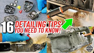 16 Car Detailing Tips And Tricks WILL HELP You Transform Your Car [upl. by Ayek659]