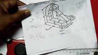 Orthographic projection problem 3 [upl. by York]