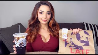 ASMR Taco Bell Chicken Quesadilla and Soft Taco Mukbang Soft Spoken [upl. by Janifer698]