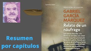 Resumen Completo Relato de un náufrago de Gabriel García Márquez Resumen por capítulos [upl. by Aralc]