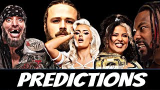 AEW WRESTLE DREAM PREDICTIONS  GENERATION OF WRESTLING [upl. by Nileuqay]