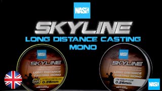 Nash Tackle Skyline Casting Mono  Skyline UV Casting Mono [upl. by Oijile]