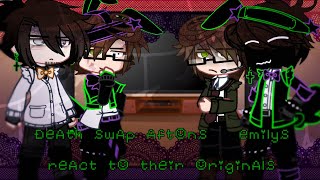 Death Swap Aftons amp Emilys react to their Originals FNAF  GCRV READ DESC ❤️ [upl. by Anec]