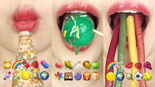 asmr 1HOUR EMOJI FOOD CHALLENGE MUKBANG 1시간 이모지 먹방 챌린지 모음집 TIKTOK COMPILATION eating sounds [upl. by Learsiy202]