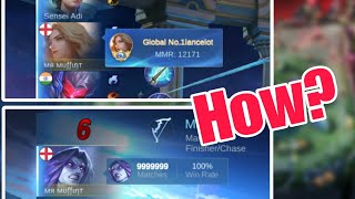 How to get Fake Global No1 and Fake matches in Mlbb Detailed tutorial MLBB [upl. by Roselyn578]