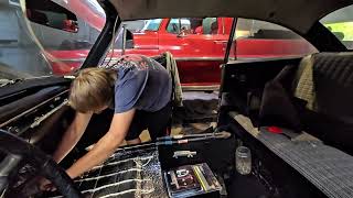 Installing carpet in 1960 Starliner [upl. by Greerson]