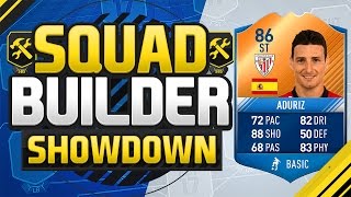 FIFA 17 SQUAD BUILDER SHOWDOWN MAN OF THE MATCH ADURIZ Fifa 17 Squad Duel [upl. by Meece474]