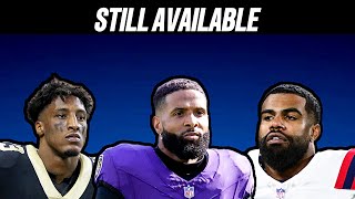 NFL Players Still Available in Free Agency QBRBWR [upl. by Derreg449]