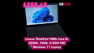 Lenovo ThinkPad T480s Core i58350U 12GB 512GB FHD Windows 11 Laptop £28262 wcode 👇🔥🔥 [upl. by Waddle]