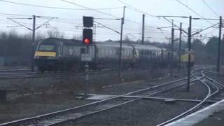 Unusual HST movements at Darlington [upl. by Rednijar]