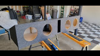 Denali Stereo Build Part 2 Subwoofer Box Carpeting How To DIY Tutorial [upl. by Neliac]