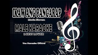 IKAW ANG PANGARAP  Martin Nievera  KARAOKE 2 KEYS LOWER [upl. by Eliason450]