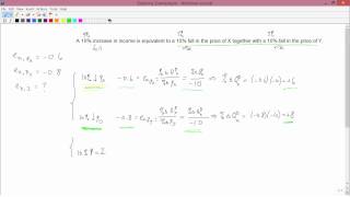 Intermediate Microeconomics Elasticity Example [upl. by Anaxor]