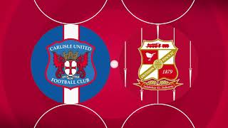 Carlisle United 1  1 Swindon Town  match highlights [upl. by Marucci353]