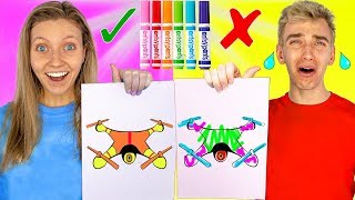 3 Marker Challenge with Stephen Sharer Revealing Game Master Spy Gadgets Drone Safe 10000 [upl. by Anaujd]