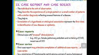 Case Report  Case Series [upl. by Amsirak]