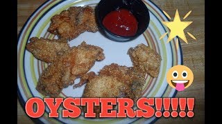 How to make fried Oysters [upl. by Annabella]