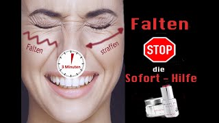 AntiAging Serum glättet Falten in Sekunden Augenfalten Mundfalten Stirnfalten und Wangenfalten [upl. by Alyehc]