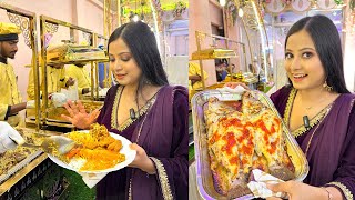 বিয়েবাড়িতে Continental food Ami ki aka ato khabar khai biebari gie ft Mahabhoj Caterer [upl. by Isolda]