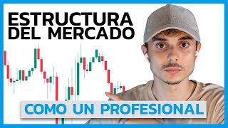 ESTRUCTURA de MERCADO BASICA para SABER LA DIRECCION DEL PRECIO en TRADING INDISPENSABLE [upl. by Uahc]