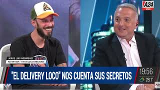 El quotdelivery locoquot nos cuenta sus secretos  Jorge Luis Rodríguez en ParaQueSepas [upl. by Armbrecht]