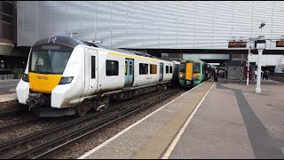 4K UHD Trains at Gatwick Airport 24082022 [upl. by Milt]