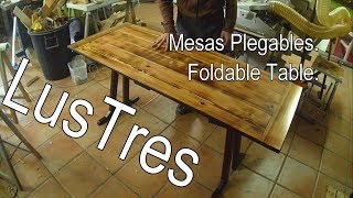 Mesas Plegables Foldable Tables [upl. by Erodaeht]