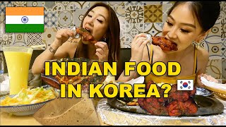 WE FOUND INDIAN FOOD IN KOREA  BLACKPINK GIVEAWAY 🖤💗 [upl. by Willms]