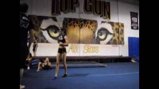 Megan Jewell Glissons Top Gun All Star 2010 Cheer Video [upl. by Walker]