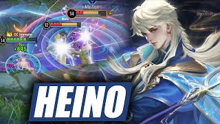 HONOR OF KINGS HEINO GAMEPLAY BUILD amp ARCANA [upl. by Placia]