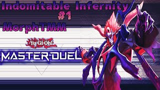 Indomitable Infernity 1 YuGiOh Master Duel Ranked Gameplay [upl. by Lesab]